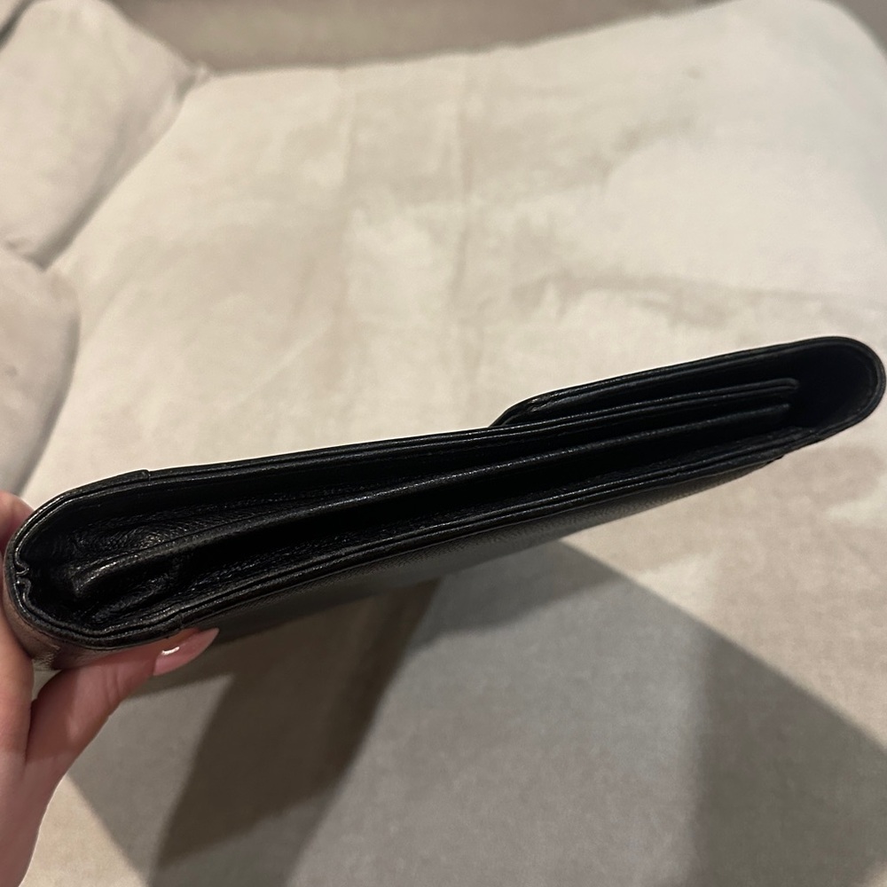 SAINT LAURENT Briefcase Leather Black AUTHENTIC - Picture 9 of 17